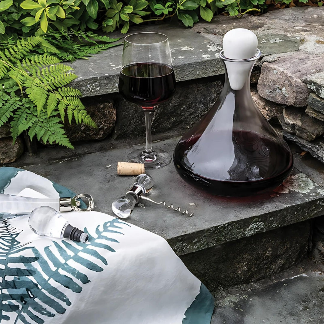 Vintner Wine Decantor with Marble Stopper