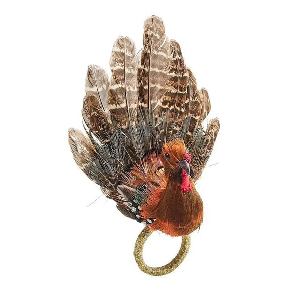Gobble Napkin Ring in Multi, S/4