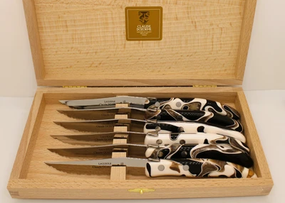 Berlingot Steak Knives with Marble Handles