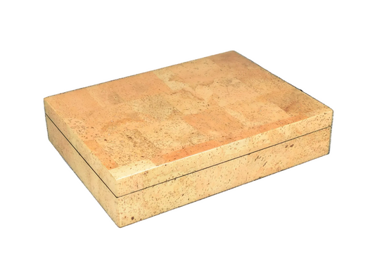 Lacquer Stationary Box - Cork