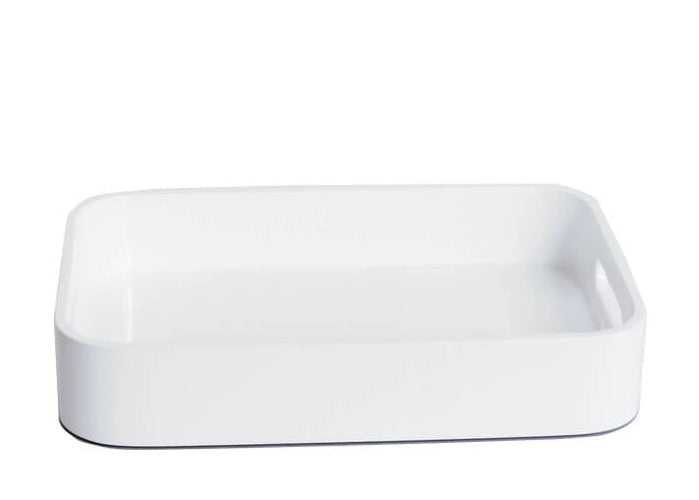 White Lacquer Tray