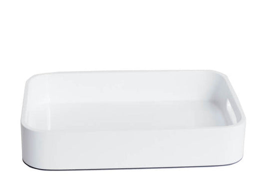 White Lacquer Tray