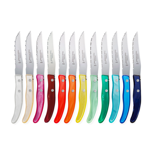 Berlingot Steak Knives in Assorted Colors