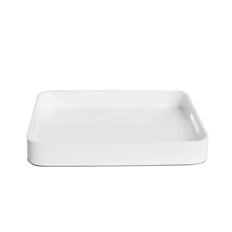White Lacquer Tray