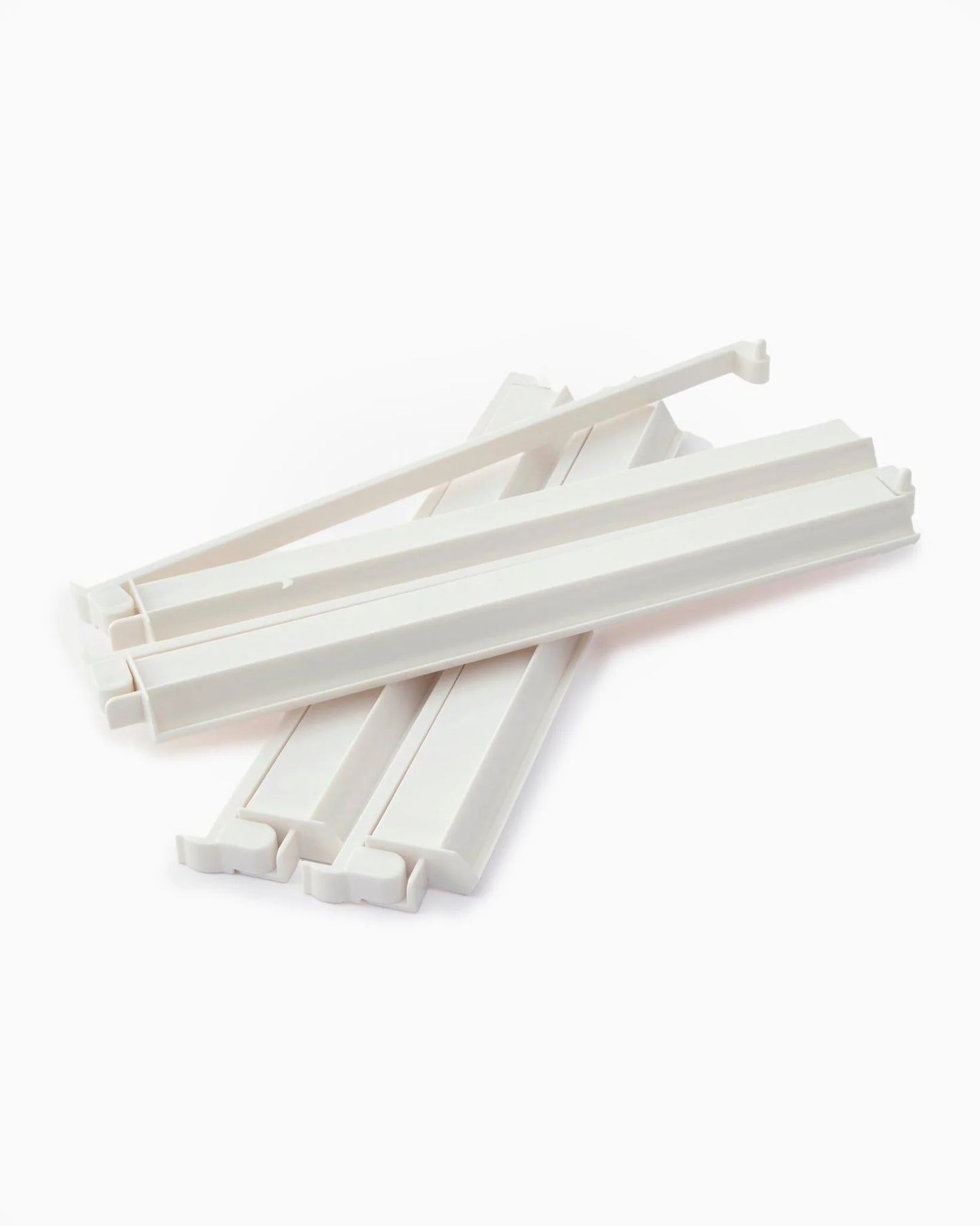 White Acrylic Rack and Pushers Set